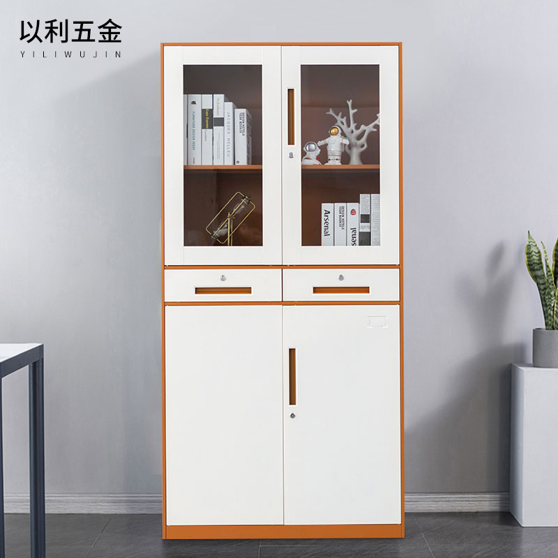 中二斗器械柜（咖白）